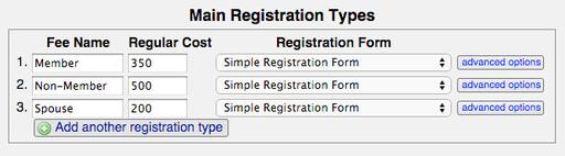 Registration Types